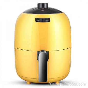 Friteuse à air à usage domestique jaune 2.5L